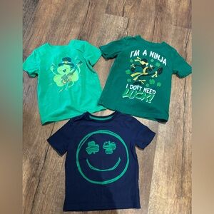 3/$20 Lot of St. Patrick’s Toddler boy Shirts